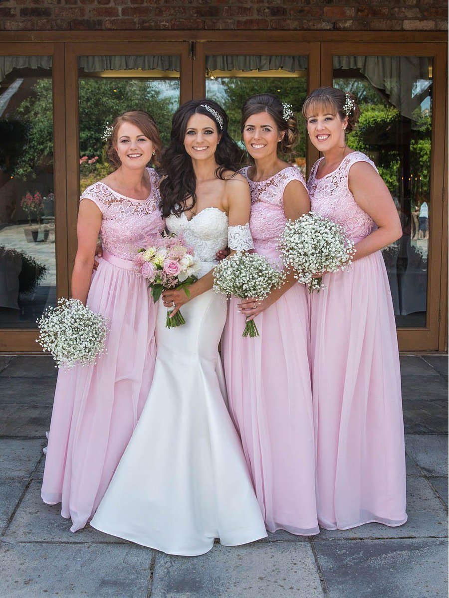 pink bridesmaid dresses